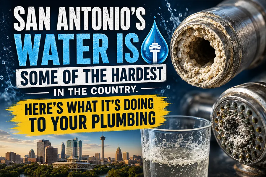 an Antonio’s Water Is Some of the Hardest in the Country. Here’s What It’s Doing to Your Plumbing