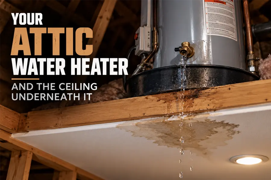 Attic Water Heater Risks: 6 Warning Signs in San Antonio