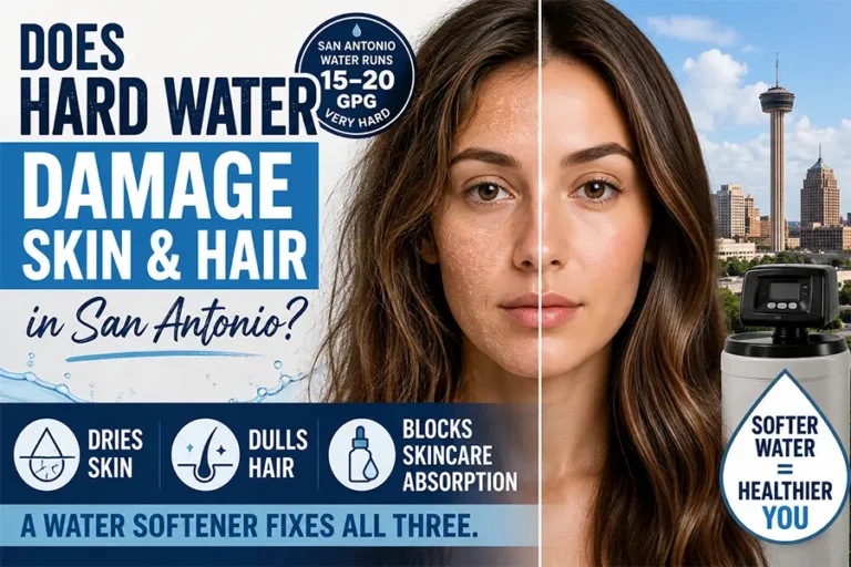 Does Hard Water Damage Skin and Hair in San Antonio?