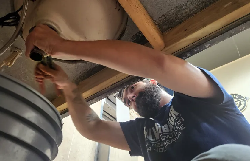 Licensed plumbing repair at a San Antonio home