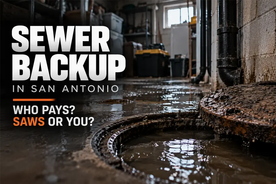 Sewer Backup in San Antonio: Who Pays, SAWS or You?
