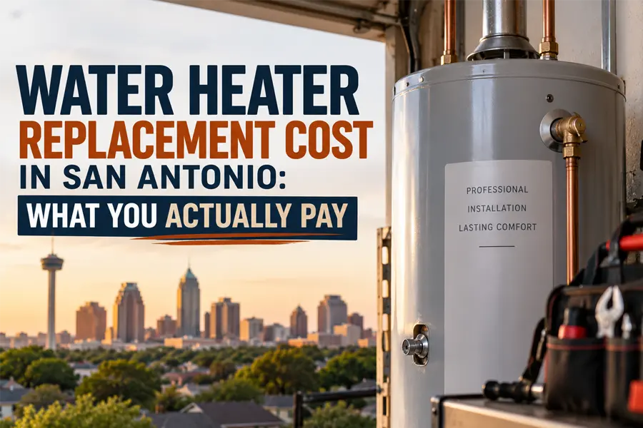 Water Heater Replacement Cost in San Antonio: What You Actually Pay