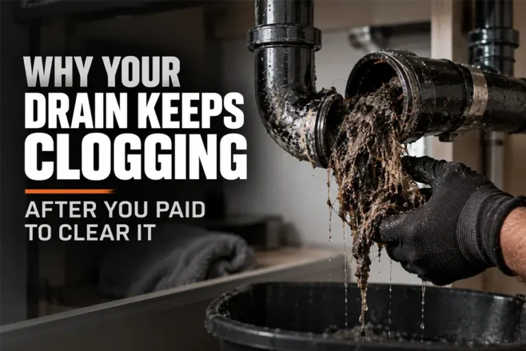 Why Your Drain Keeps Clogging After You Paid to Clear It