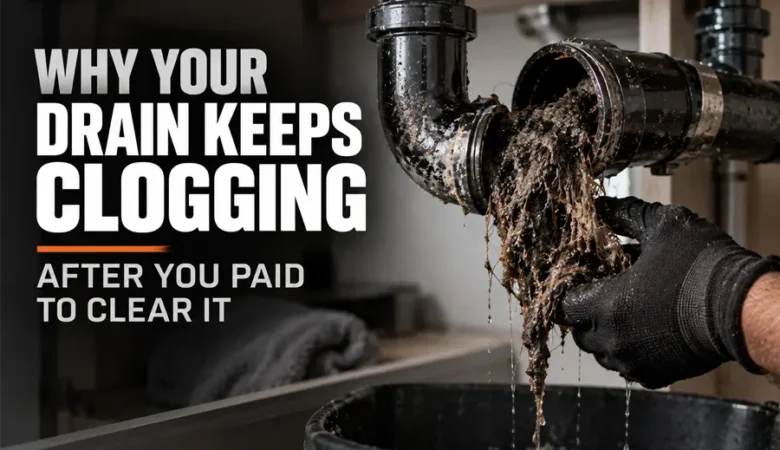 Why Your Drain Keeps Clogging After You Paid to Clear It