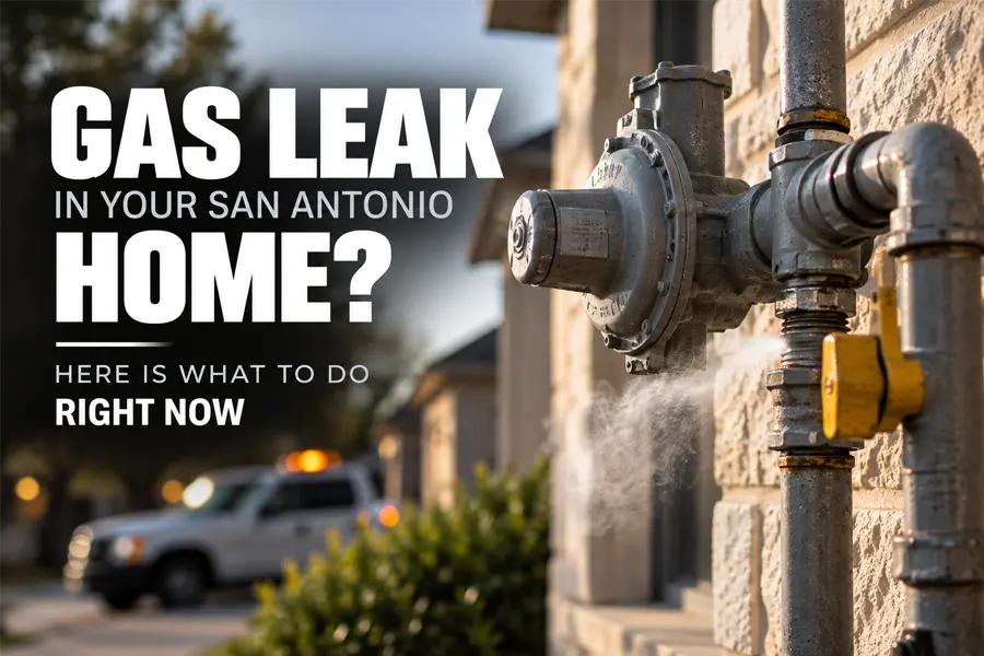 Gas Leak in Your San Antonio Home? Here Is What to Do Right Now