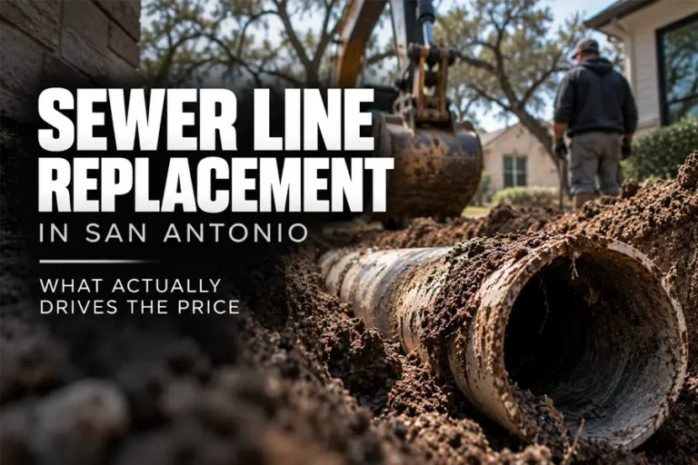 Sewer Line Replacement in San Antonio: What Actually Drives the Price