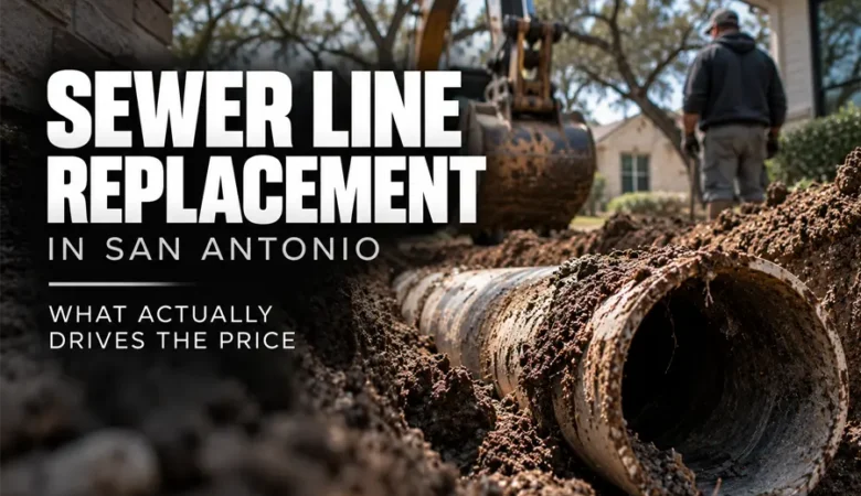 Sewer Line Replacement in San Antonio: What Actually Drives the Price