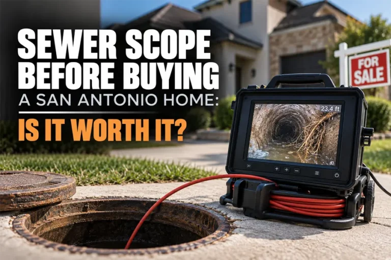 Sewer Scope Before Buying a San Antonio Home: Is It Worth It?