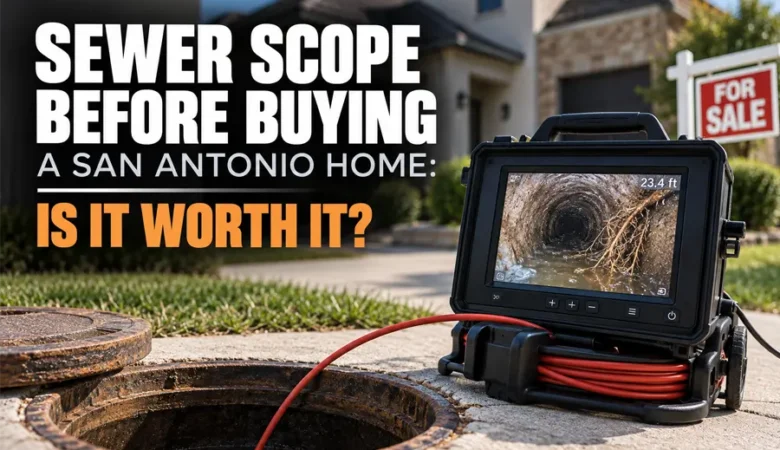 Sewer Scope Before Buying a San Antonio Home: Is It Worth It?