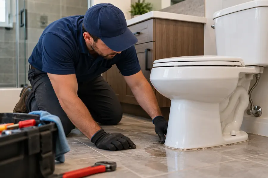 Toilet Running, Clogged, or Leaking at the Base? San Antonio