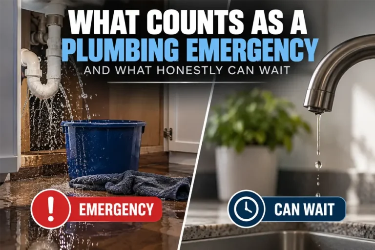 What Counts as a Plumbing Emergency and What Honestly Can Wait
